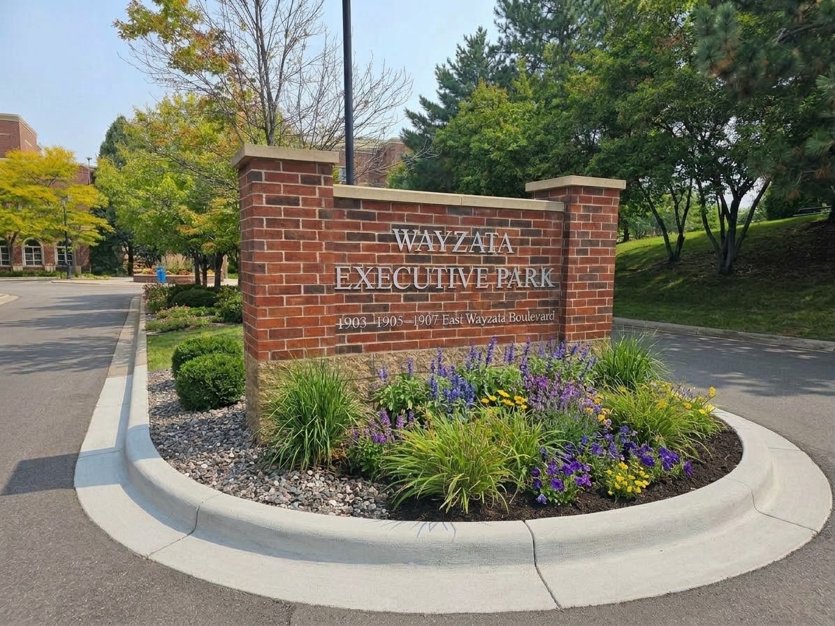 Wayzata Executive Park entrance sign at 1903 East Wayzata Boulevard